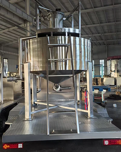 Treylerli 1000L-2000L Prover tanki.